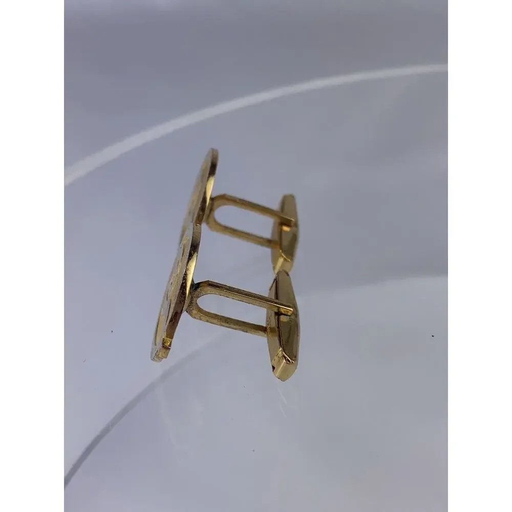 HemisFair 68 1/20 12k Gold Filled Cufflinks Texas World Fair San Antonio Vintage